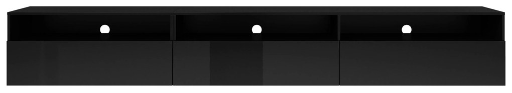 TV asztal Alease Typ 40 (fekete + fényes fekete). 1030547