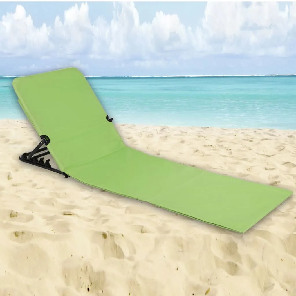HI zöld összecsukható PVC strandmatrac