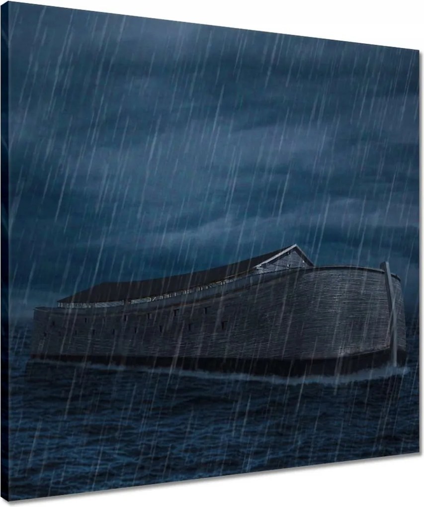 Vászonkép 50x50 Noé bárkája Özönvíz