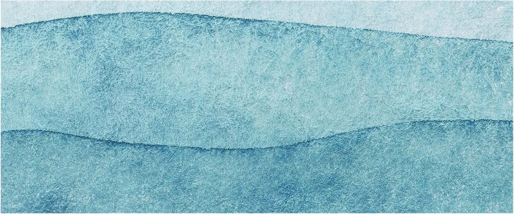 Fotótapéta Flizelin Fal Hálószoba Kék hullámok 250x104 Ragasztó