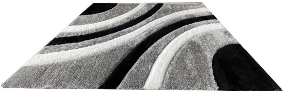 Gellért Luxus Shaggy Szőnyeg 60 x 220 cm Szürke