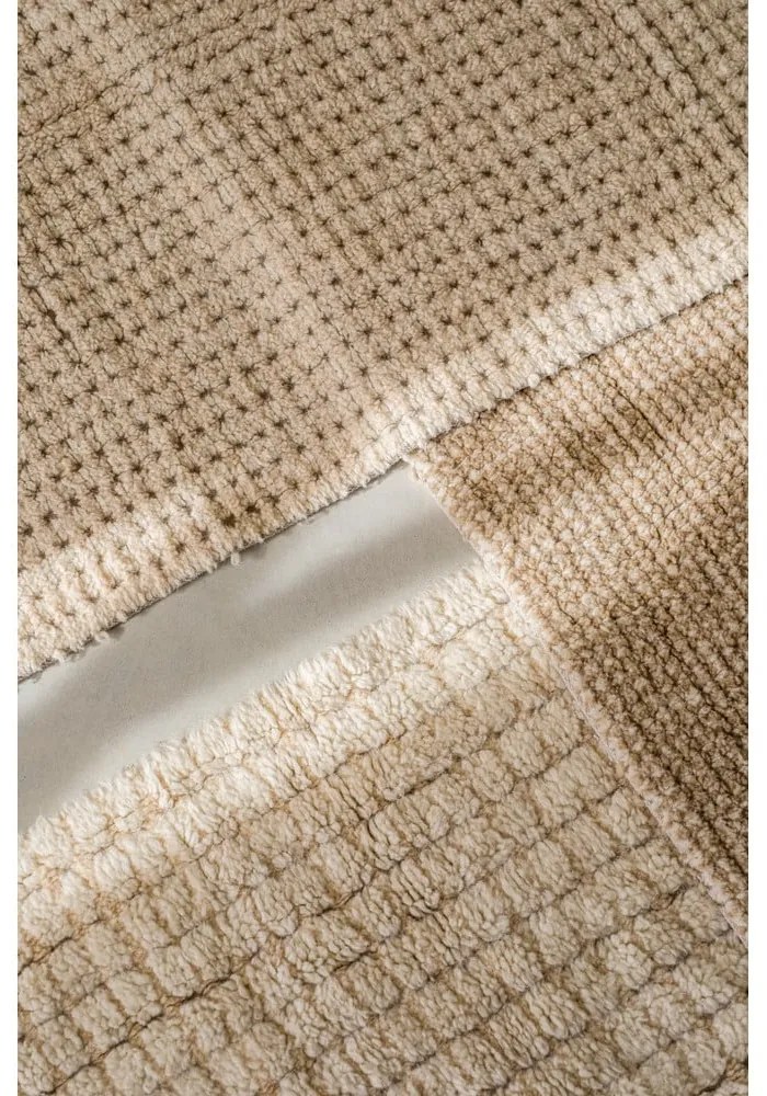 Natúr színű mosható-kézi szövésű gyapjú szőnyeg 170x240 cm Unexpected Wool – Lorena Canals