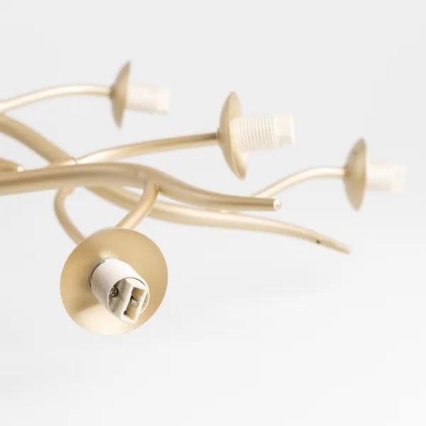 Brilagi - LED Felületre szerelhető csillár MISTEL 15xG9/3W/230V arany/fehér