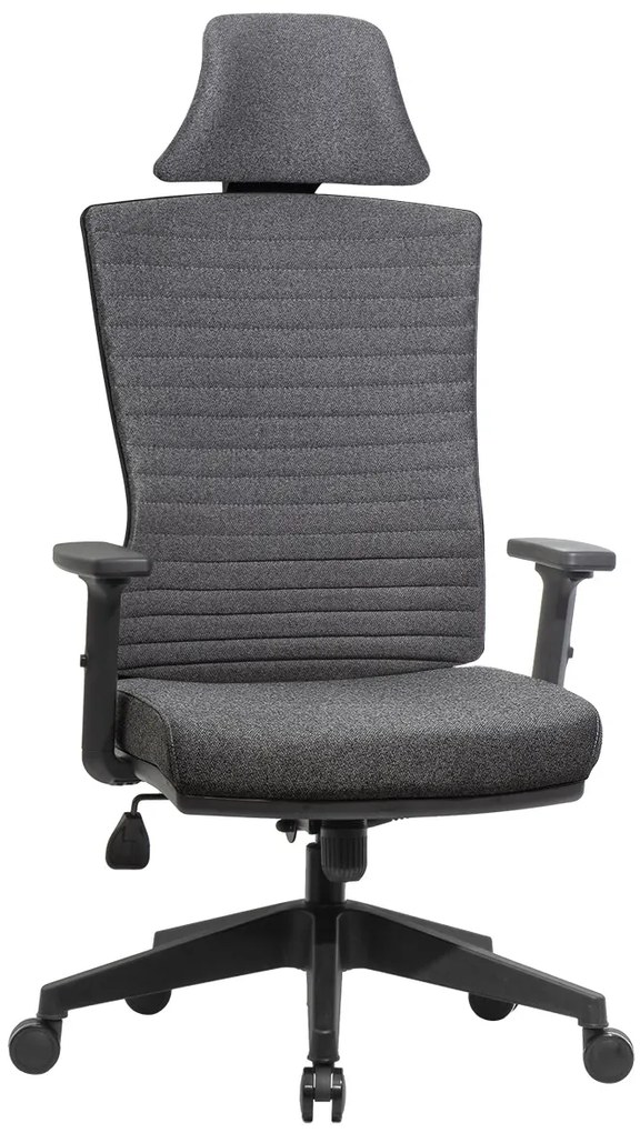 Ello ergonómikus szövet irodai forgószék deréktámasszal, fejtámasszal