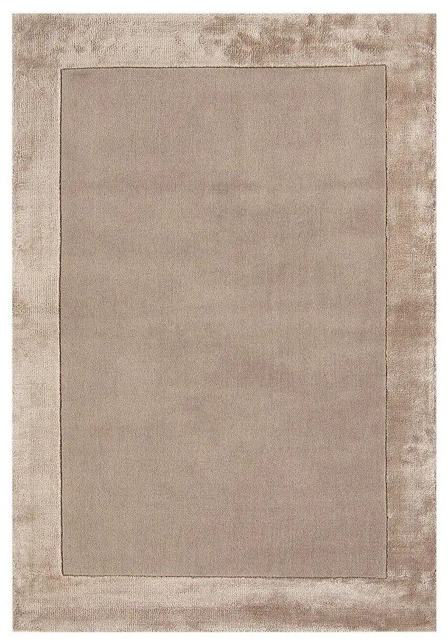 Világosbarna kézi szövésű gyapjú keverék szőnyeg 160x230 cm Ascot – Asiatic Carpets