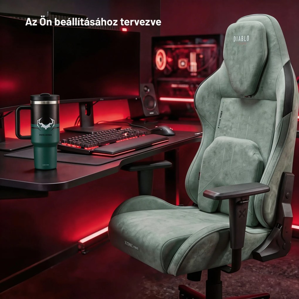 Hőszigetelt bögre zöld: Diablo Chairs Ghotic Green