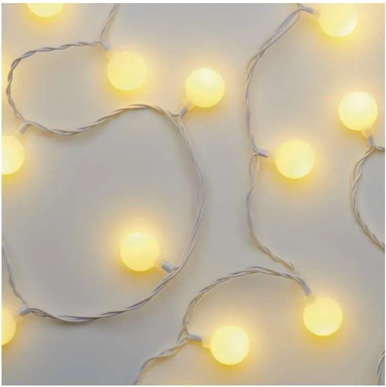 LED kültéri fényfüzér 40xLED/9m IP44 meleg fehér