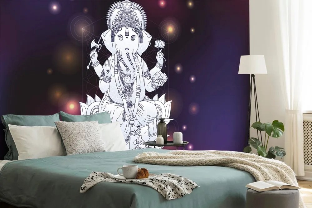 Öntapadó tapéta buddhista Ganesha