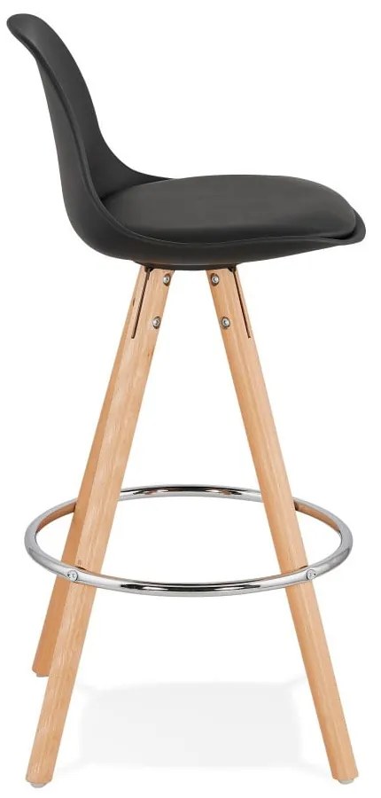 Anau fekete bárszék, ülésmagasság 64 cm - Kokoon