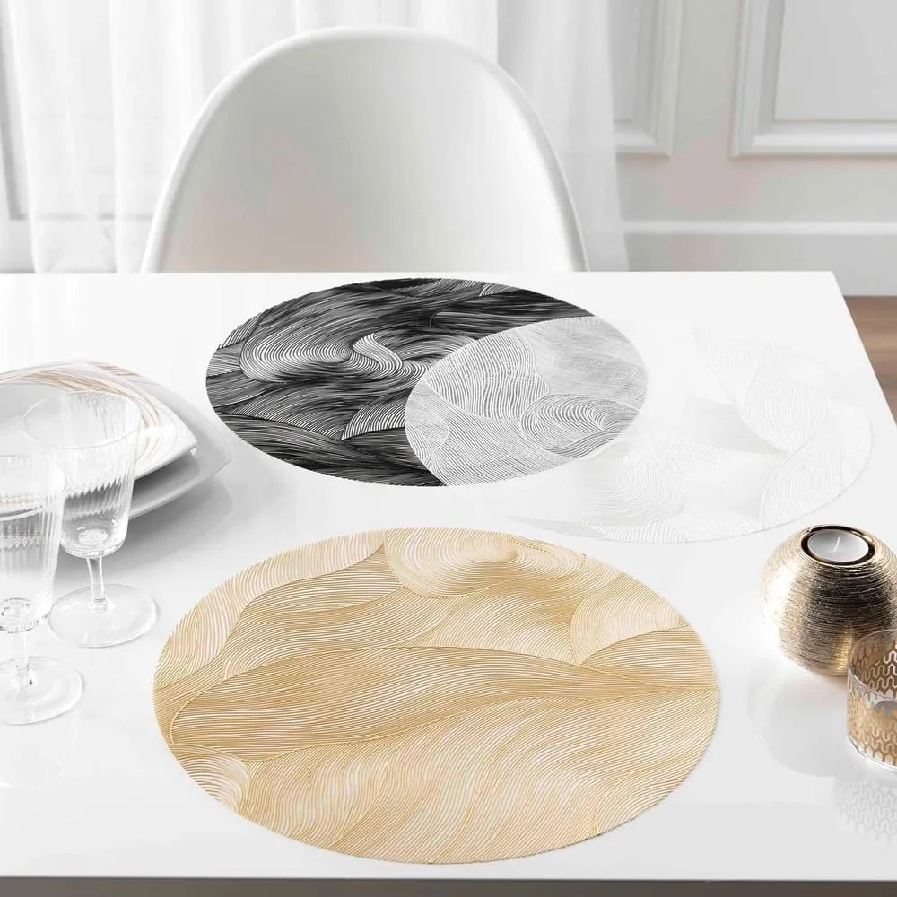 Műanyag tányéralátét ø 38 cm Celeste – douceur d'intérieur