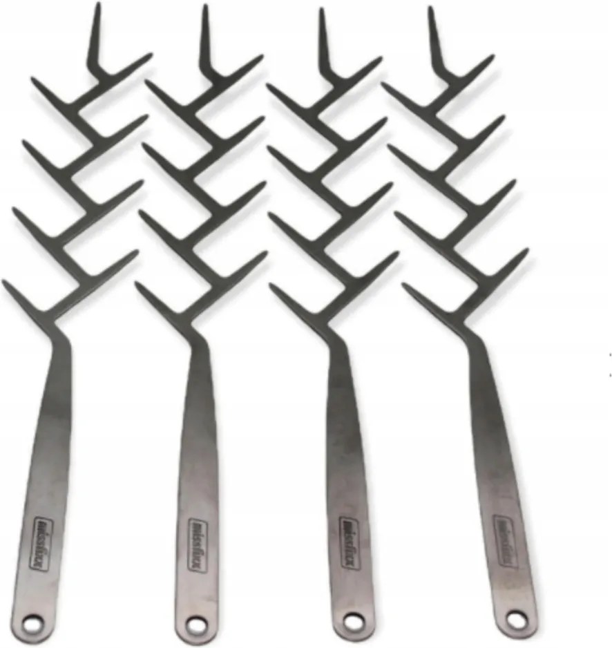 Grill nyársak fém „Ág” 4 db