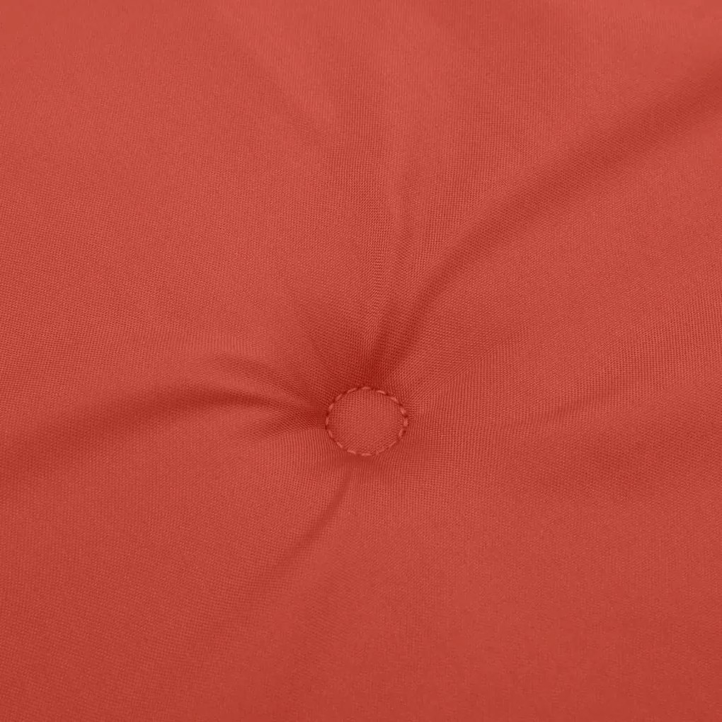 2 db melange piros szövet kerti padpárna 200 x 50 x 7 cm