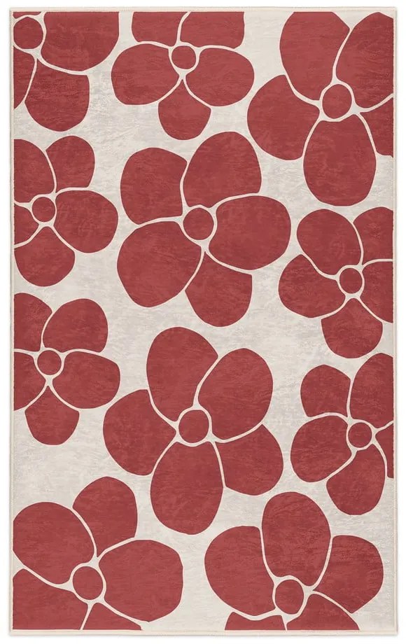 Piros mosható szőnyeg 80x150 cm Red Meadow – Mila Home