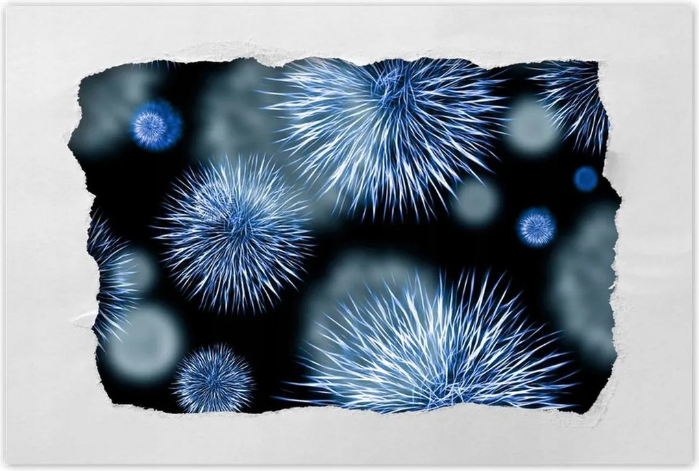 Poszterek 60x40 Vírus Baktériumok Makro