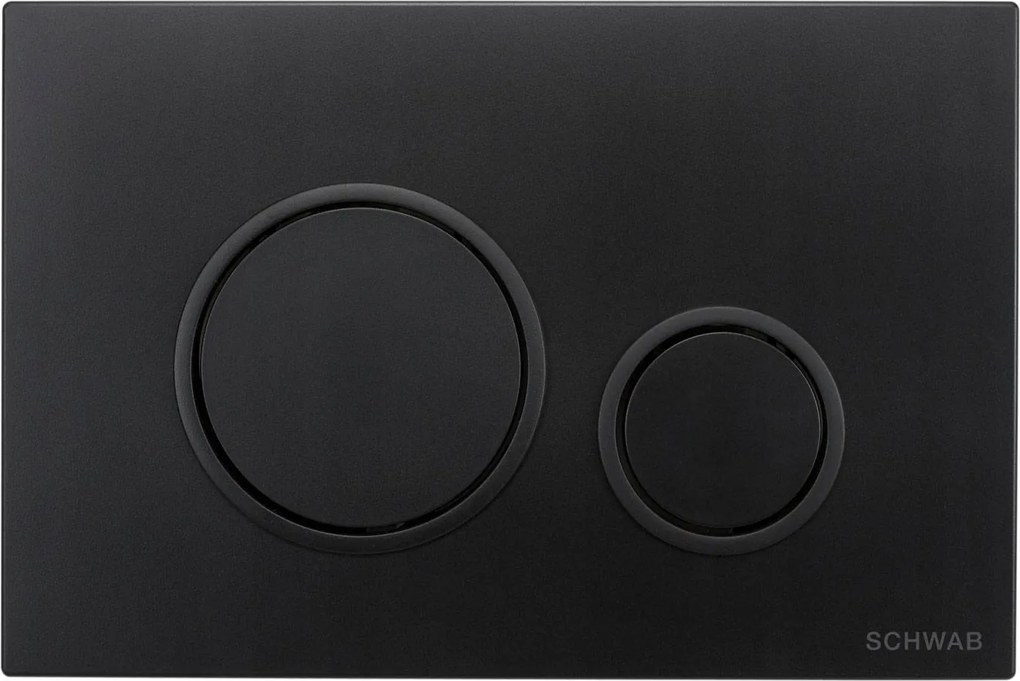 Schwab P47-0190-0253 Wc indító öblítő gomb matt fekete