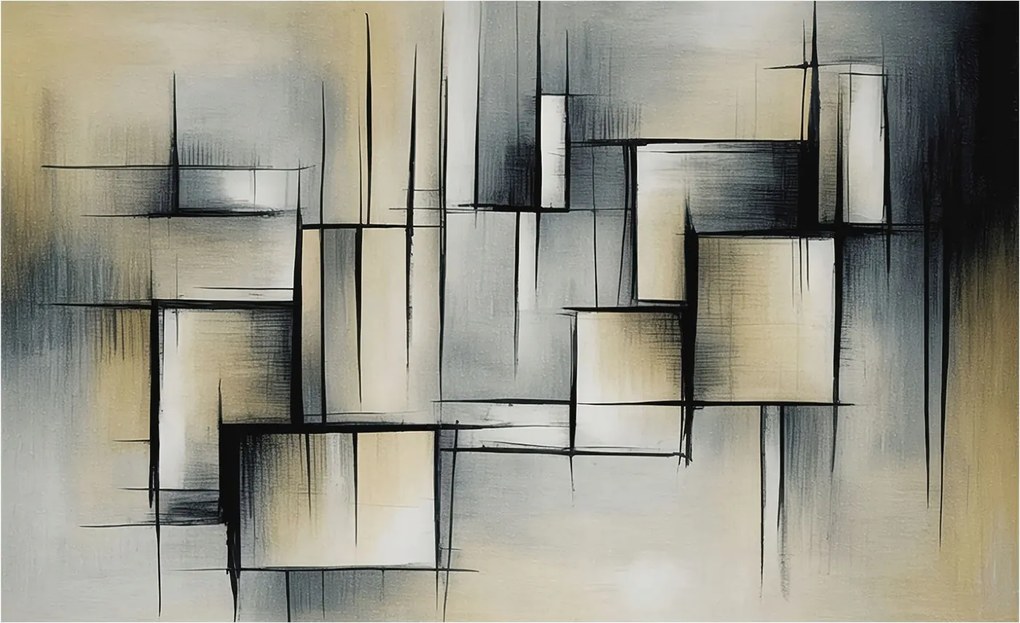 Fotótapéta Flizelin Design Divatos Absztrakt geometria 416x254