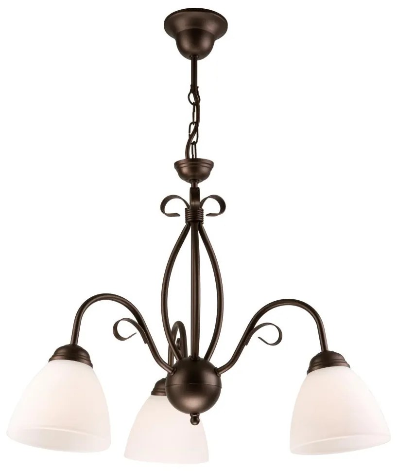 Lamkur Csillár láncon ADELLE 3xE27/60W/230V LA21270