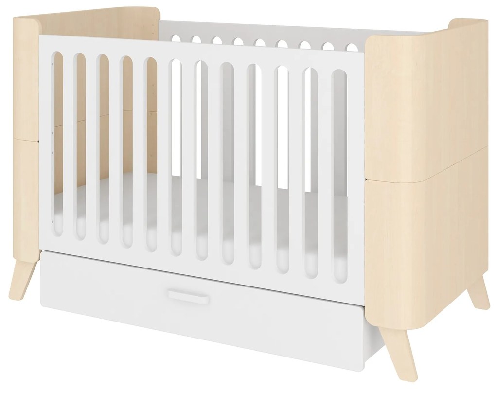 Gyerek kiságy tárolóval HOPPA 70 x 140 cm