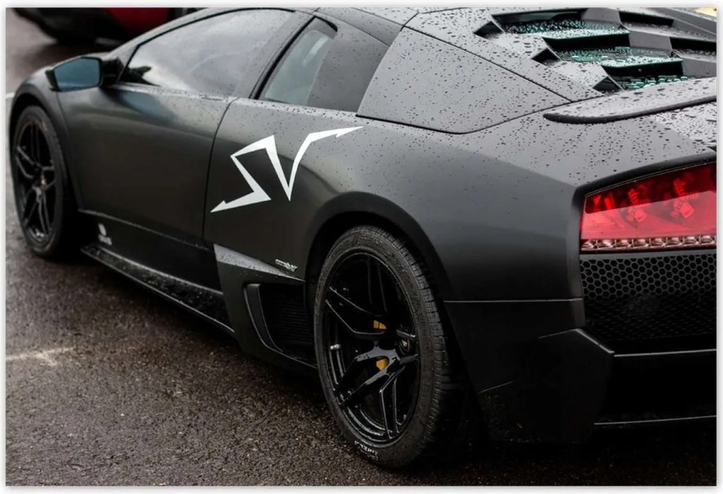 Poszterek 185x125 Fekete autó