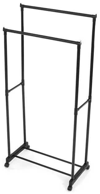 Fekete Fém Ruhafogas. BK – GD-164