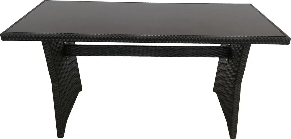 Avenberg AMICO Nagy családi kerti ülőgarnitúra - fekete/antracit