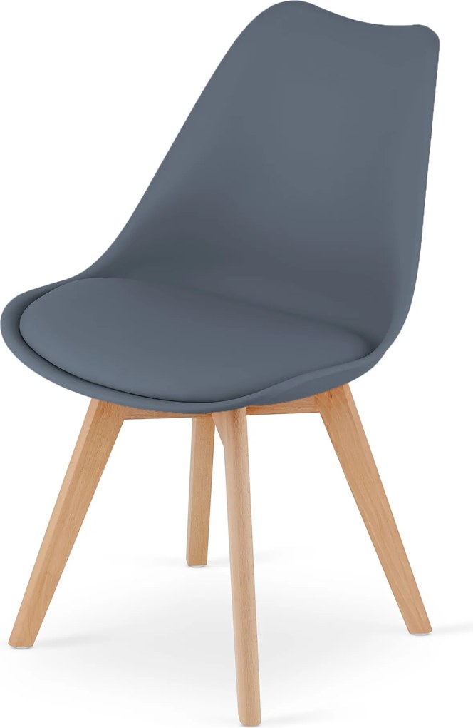 AKCIÓ Sötétszürke BALI MARK szék bükk lábakkal II. osztály