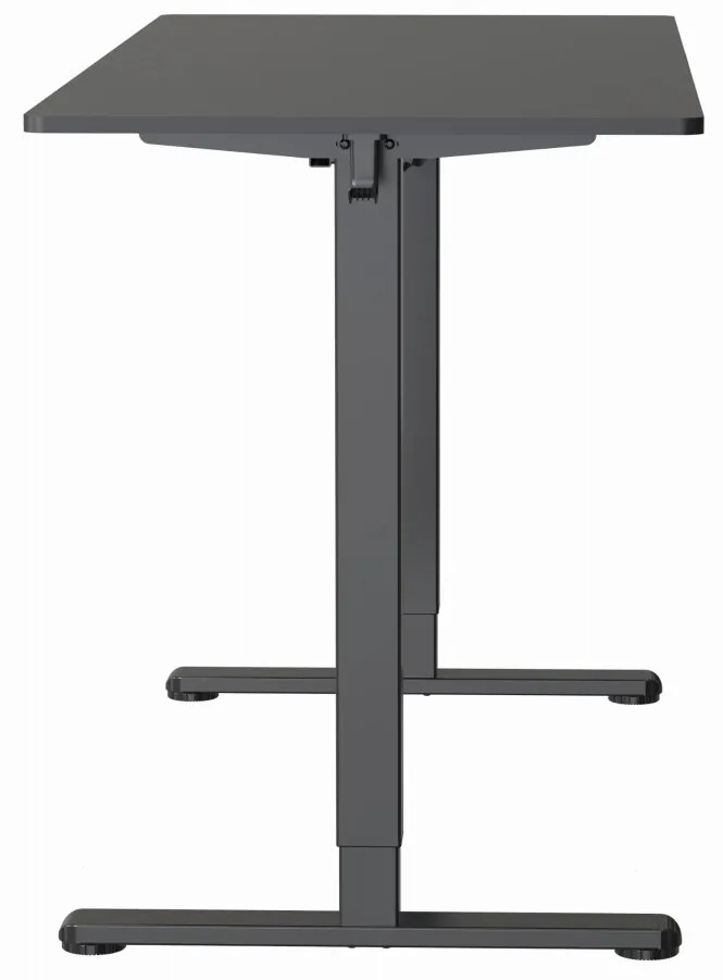 Elektromosan állítható magasságú íróasztal - 140x60cm fekete ülő-/állómunkához - LVN System Lite LV1713