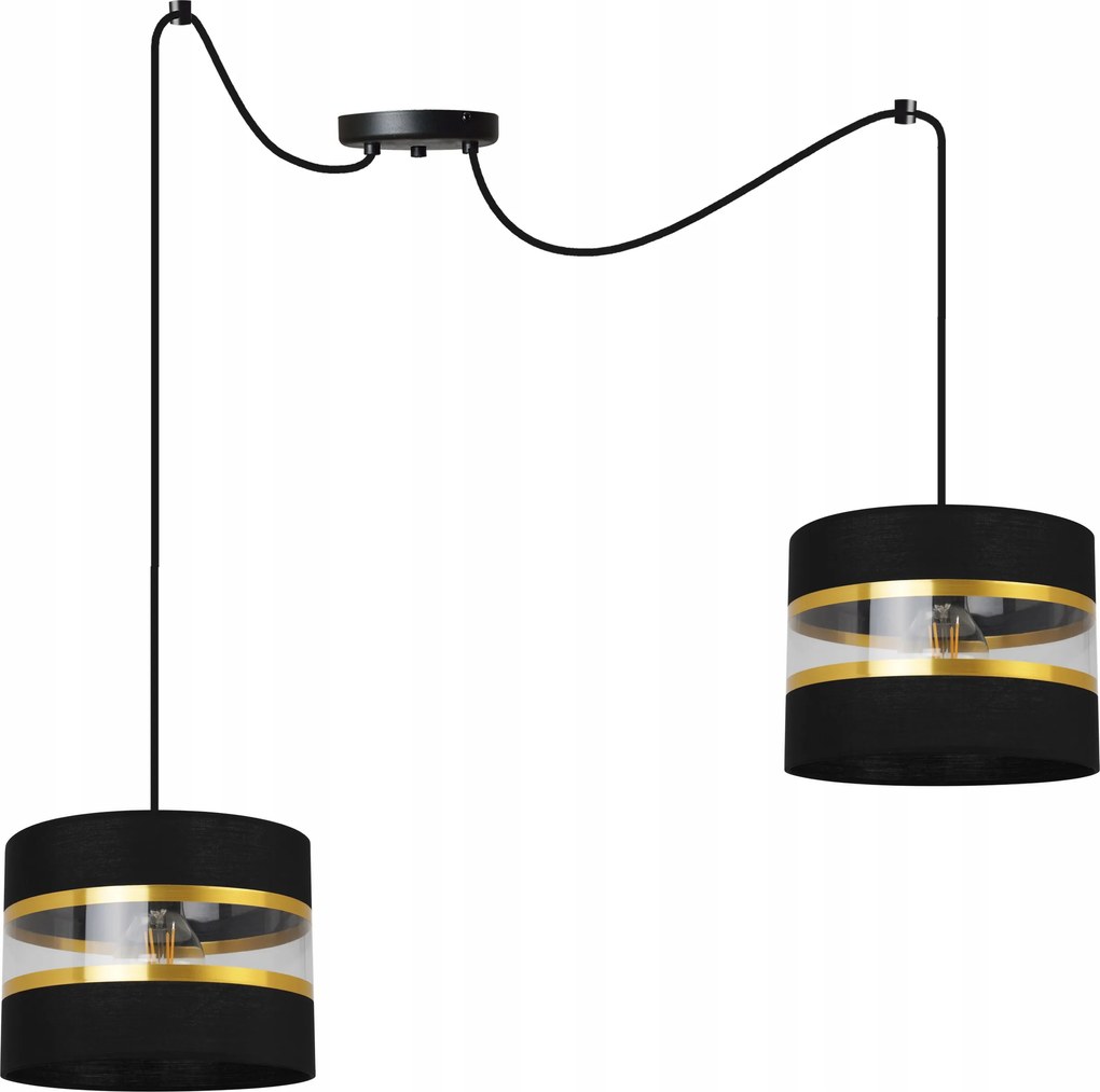 Mennyezeti Függőlámpa Pók Csillár Glamour Lámpabúra Fekete Modern