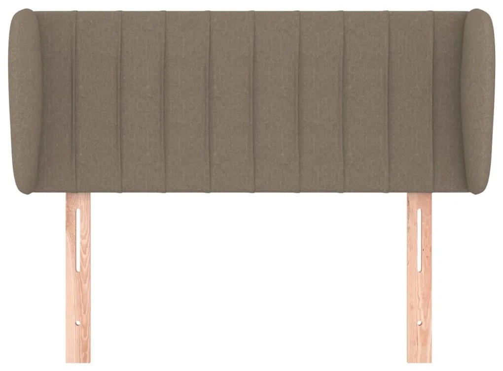 tópszínű szövet fejtámla 83x23x78/88 cm