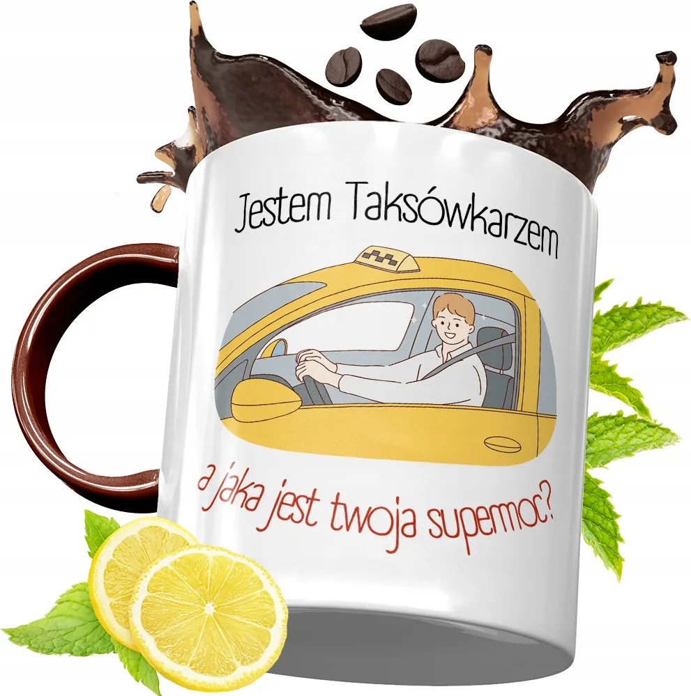 Bordó Bögre Taxisofőrnek Születésnapra Ajándék fényképes nyomattal