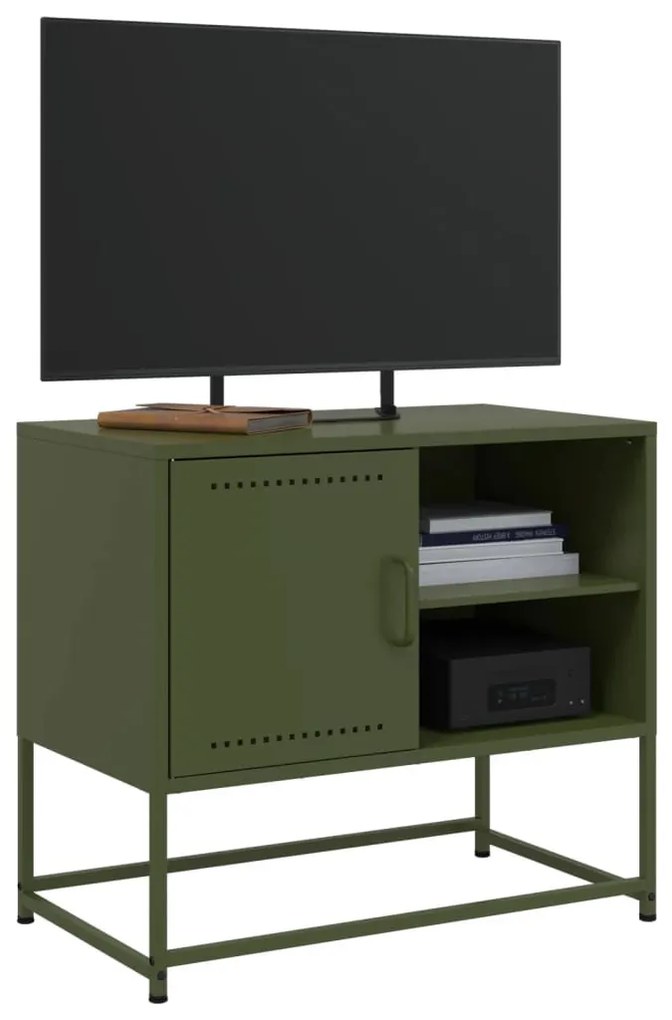 mustársárga acél TV-szekrény 100,5x39x60,5 cm