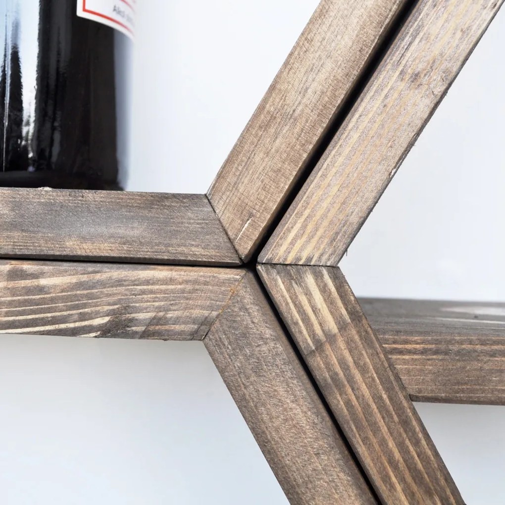 Fali polc, 40 cm – Hex003