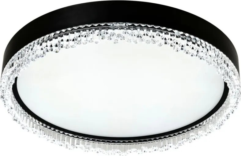 ZUMA LINE FM2304400R-MB REGI Kerek Mennyezeti Lámpa Fekete LED IP20