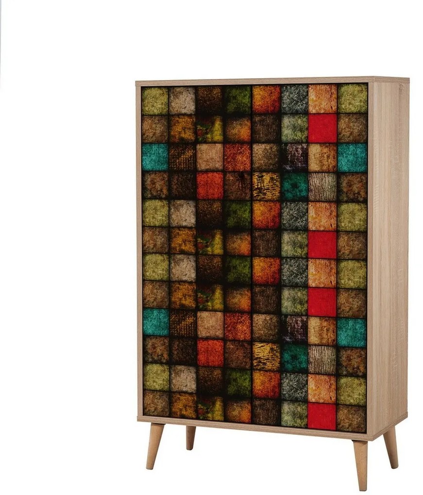 Mega Sonoma Oak Cubes szekrény