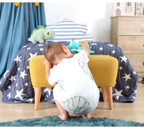 PIXI puff 32x61 cm sárga