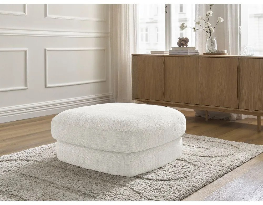 Fehér zsenília lábtartó Leonore – Bobochic Paris