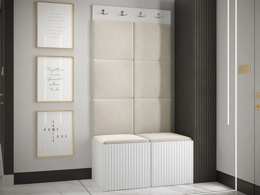 Előszoba Tewarota Slim IV (fehér + bézs) . 1104844