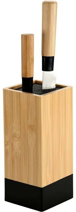 Kesper 58030 Bambusz késállvány 10 x 10 x 23 cm, fekete