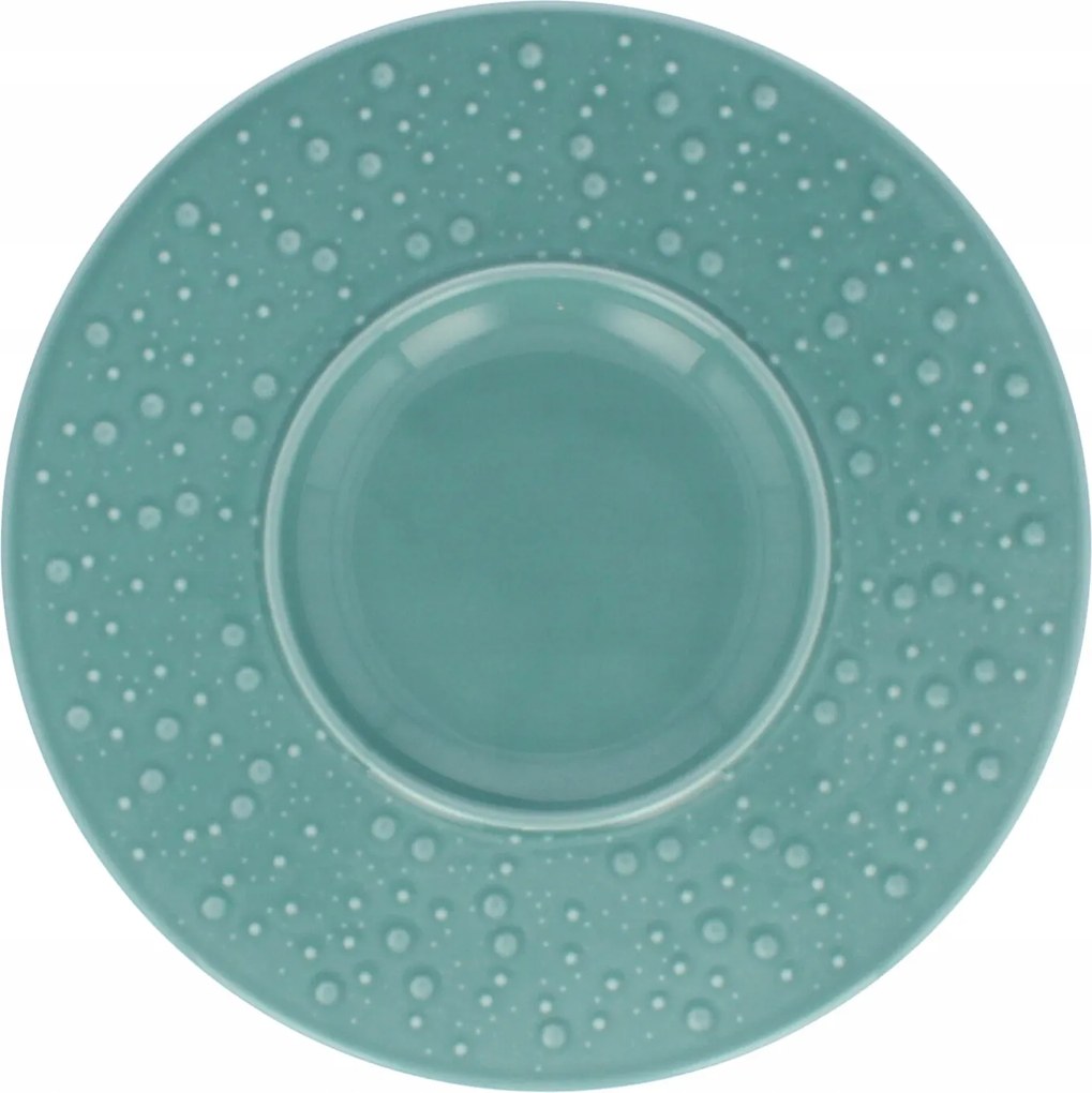 Lubiana Lapostányér Porcelán Étkező Tányér 30cm Krople Rosy Morski (Tengeri Harmatcseppek)