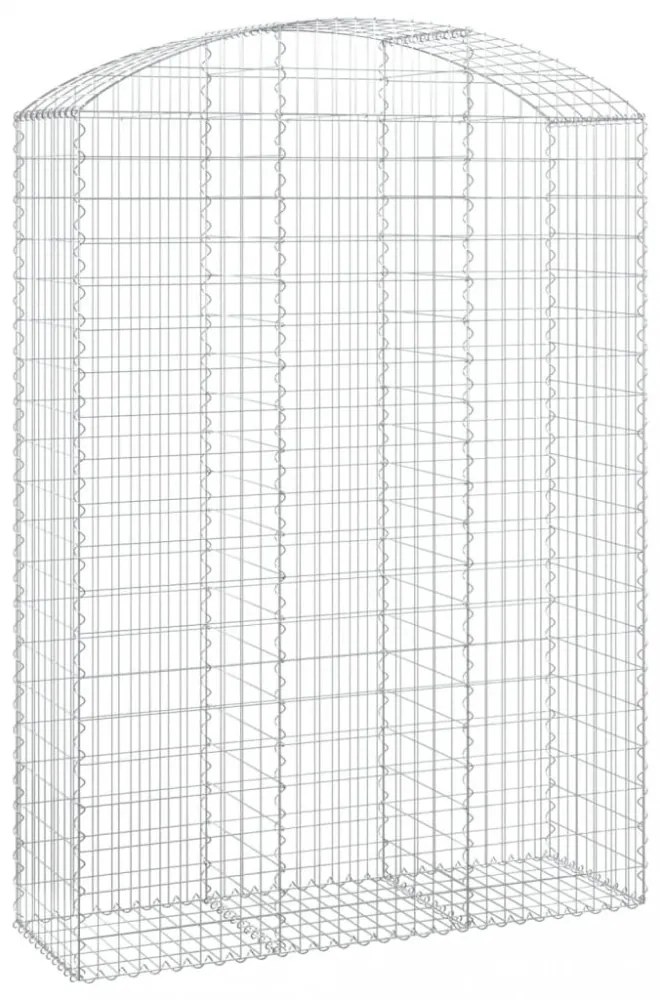 íves horganyzott vas gabion kosár 150x50x200/220 cm