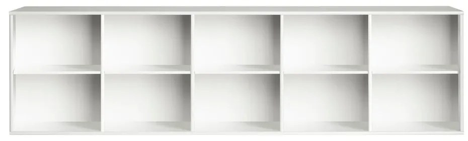 Fehér függő könyvespolc 220x61 cm Mistral – Hammel Furniture