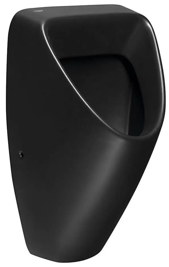 Bruckner - Piszoár SCHWARN, hátsó vízbekötés, hátsó lefolyó + beépített öblítőrendszer, 6V DC, fekete