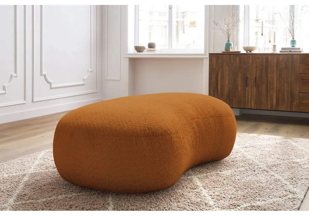 Mustársárga buklé szövet lábtartó Saint-Germain – Bobochic Paris