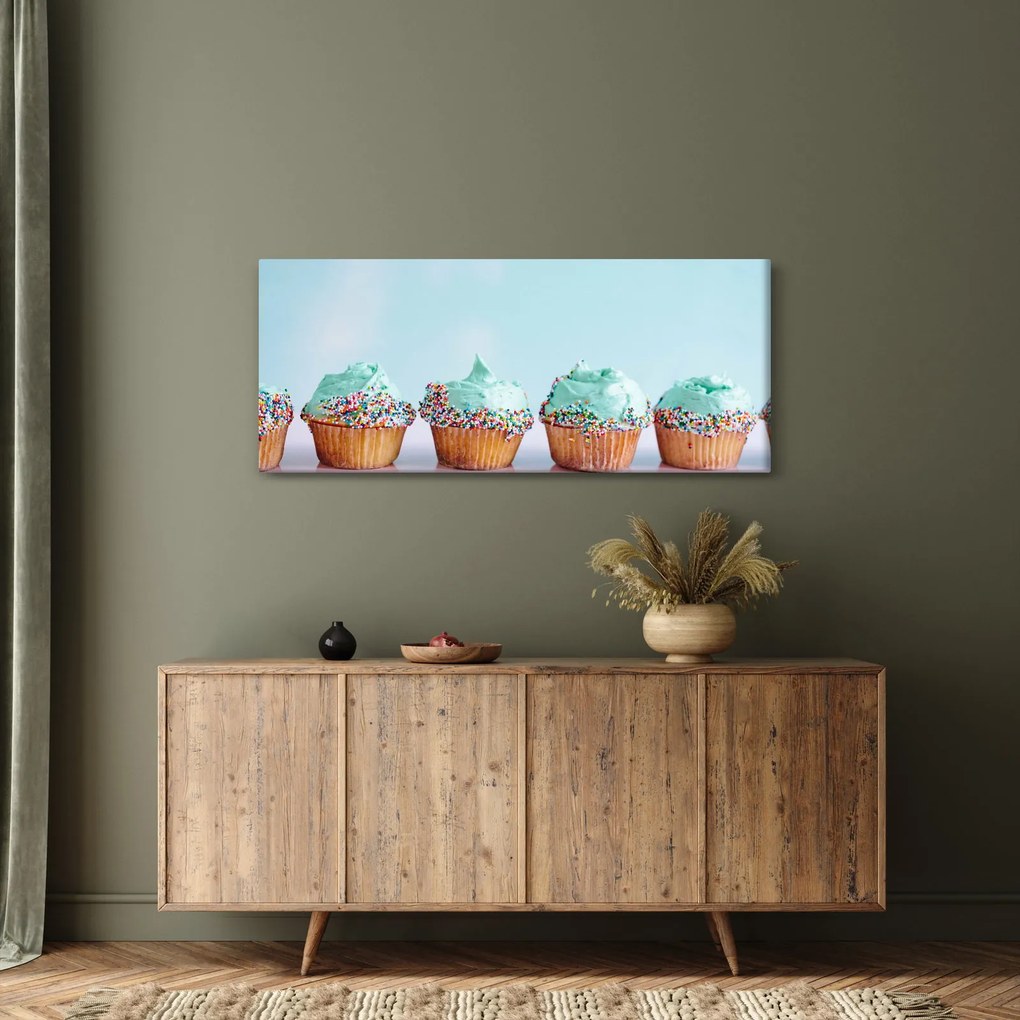 Cupcakes képe (120x50 cm)