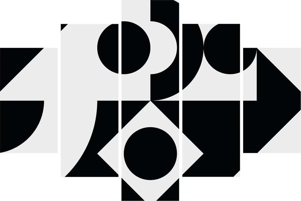 Kép - Geometriai absztrakció N⁰1 (150x105 cm)