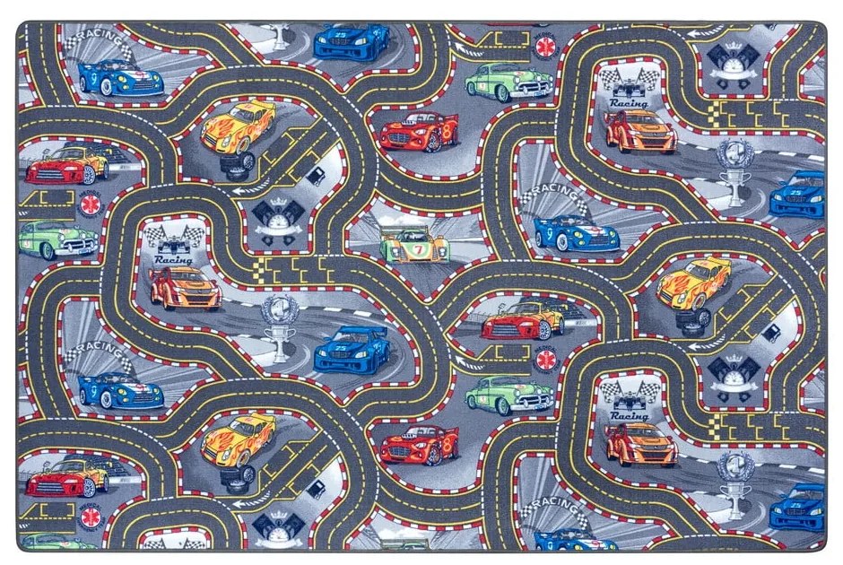 Play Race Track gyerekszőnyeg, 160 x 240 cm - Hanse Home