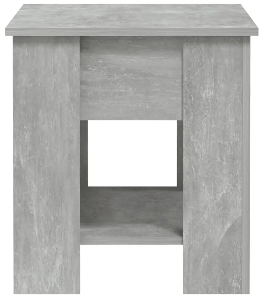 Betonszürke szerelt fa dohányzóasztal 101 x 49 x 52 cm