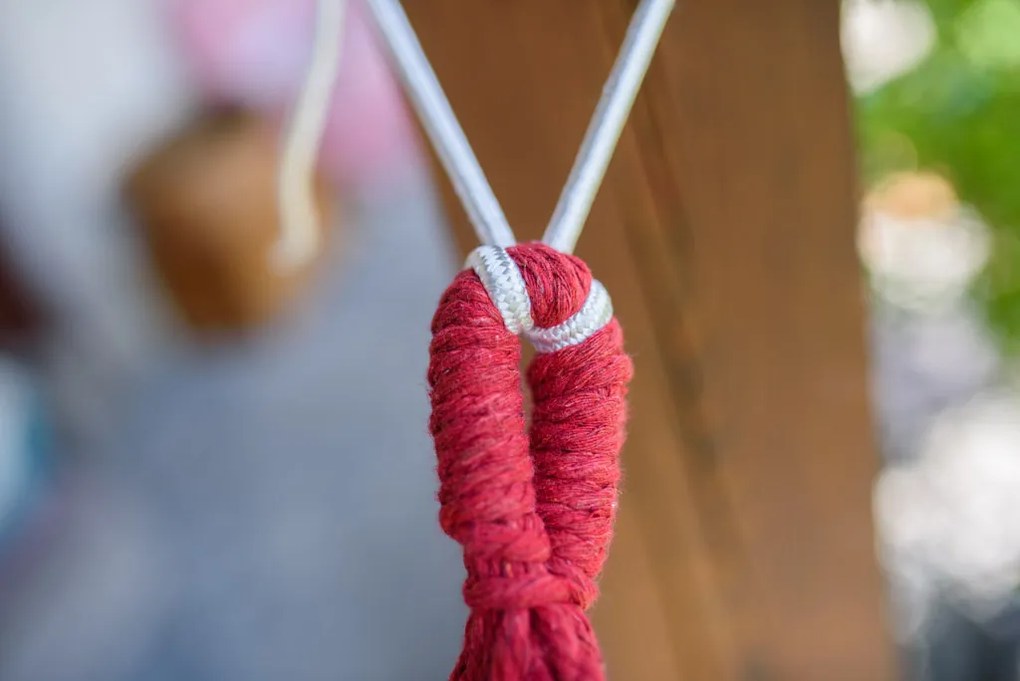 Színes függőágy párnával HAMAK 2 személyre 190x150 cm