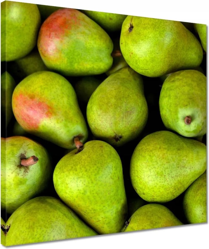 Vászonkép 40x40 Körte a konyhában