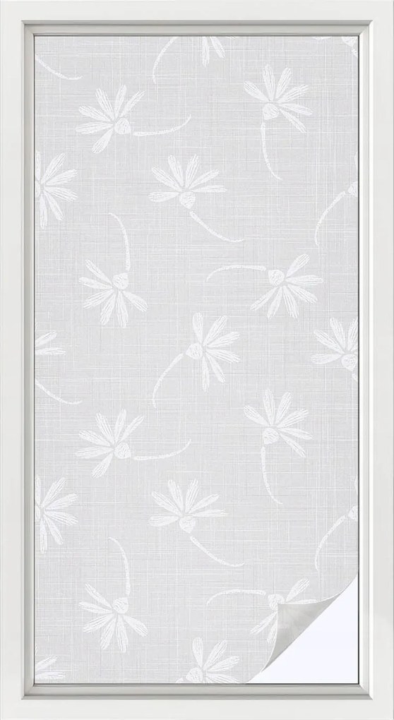 Ablakfólia Konyhai Fürdőszoba Adatvédelem Virágos minták 50x100